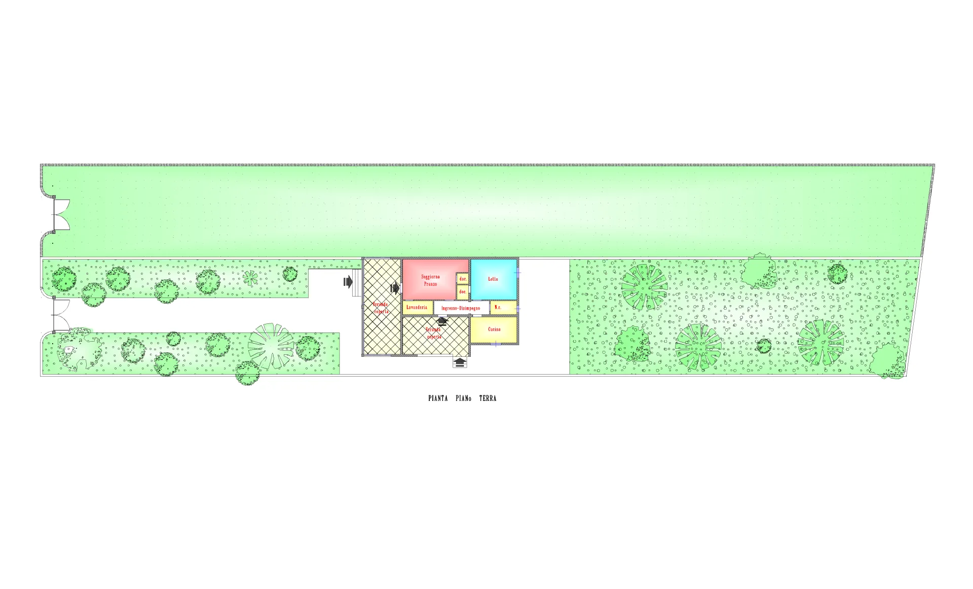 Planimetria - Villetta indipendente